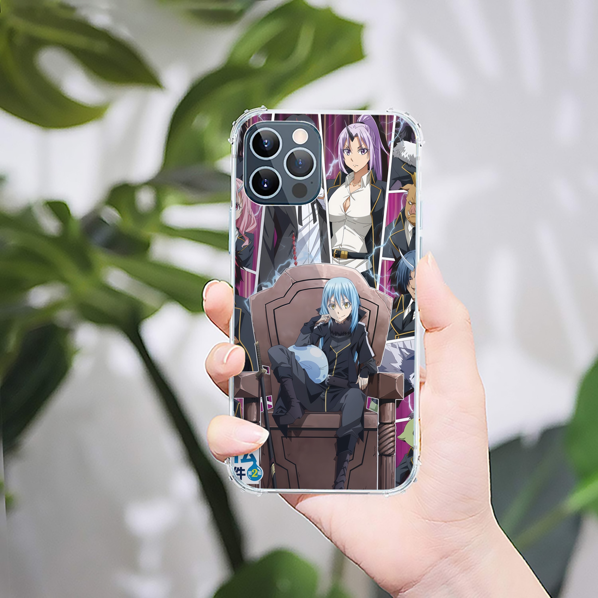 （画像用） 転スラ Regarding Reincarnated to Slime 【iPhone 12シリーズ対応】透明スマホケース（クリアソフトケース）